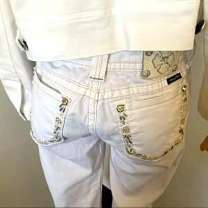 Miss Me White jeans, size 31